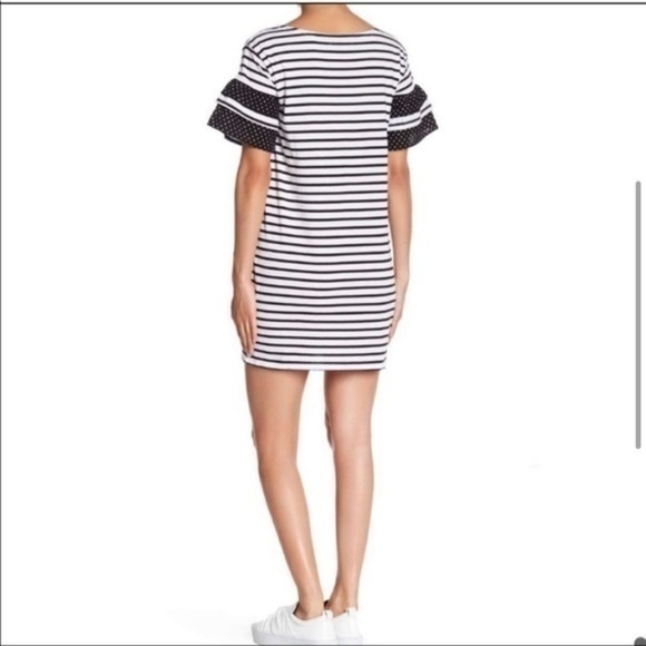 Romeo & Juliet Striped Polka Dot Dress Small - Picture 3 of 7